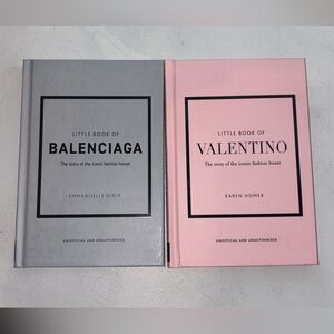 Set of 2 hardcover fashion books brand new never used!